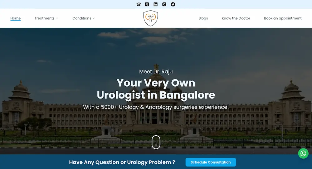 Dr. Raju website photo